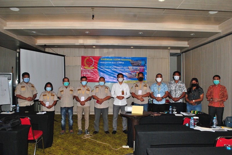 Kegiatan Bimtek Kabupaten Biak Numfor